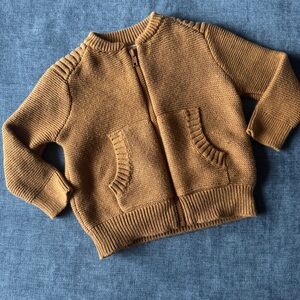 Cozy Brown Knit Sweater